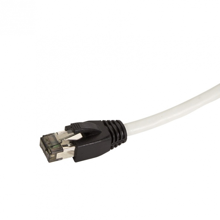 Imagine Cablu de retea Premium RJ45 Cat.8.1 S/FTP Gri 15m, Logilink CQ8102S